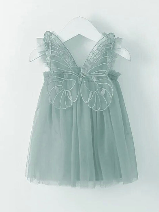 Butterfly Dress- Sage