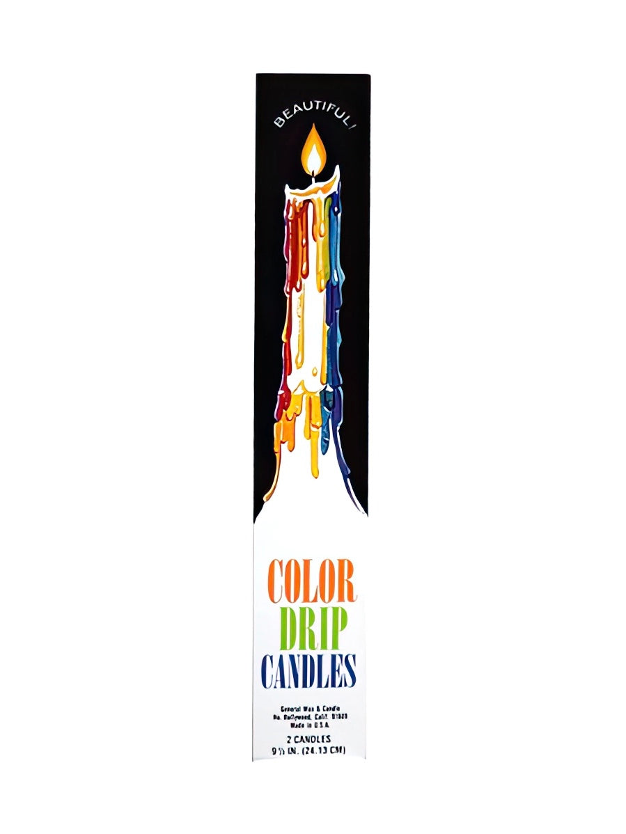 Colour Drip Candles