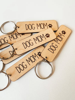 Dog Mom Keychain