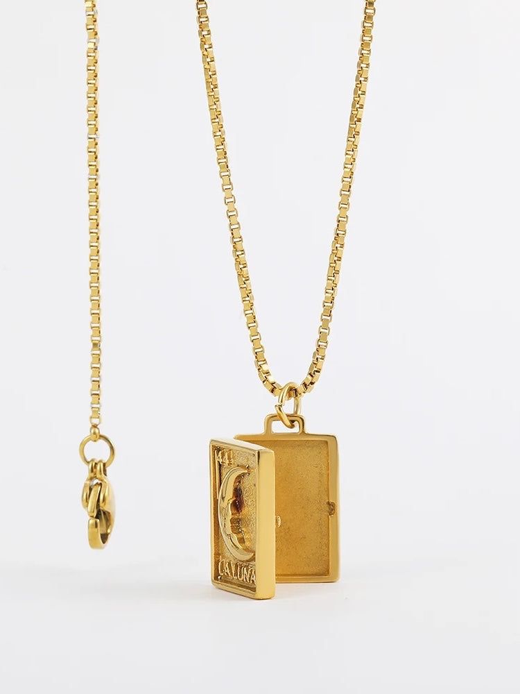 La Luna Locket Necklace – Abel Mountain