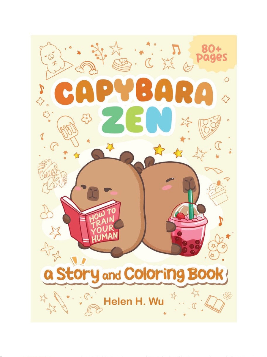 Capybara Zen Coloring Book – Abel Mountain
