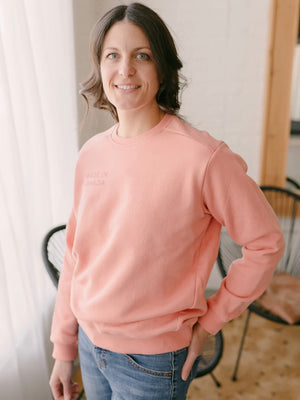 Made In Canada Blondie Camp Sweater- Tawny