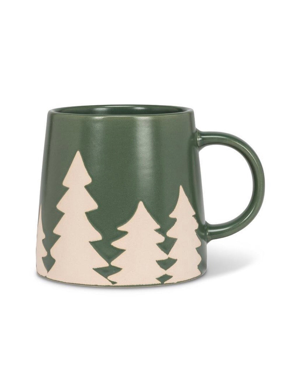 Wide Base Pine Tree Mug