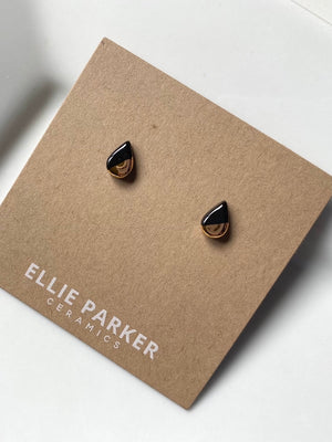 Ceramic Teardrop Studs