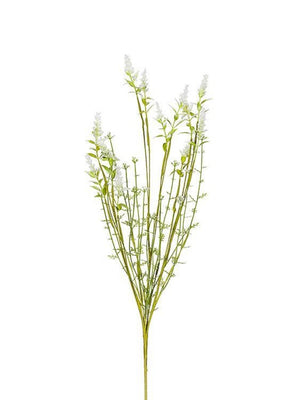 Field Flower Spray- White
