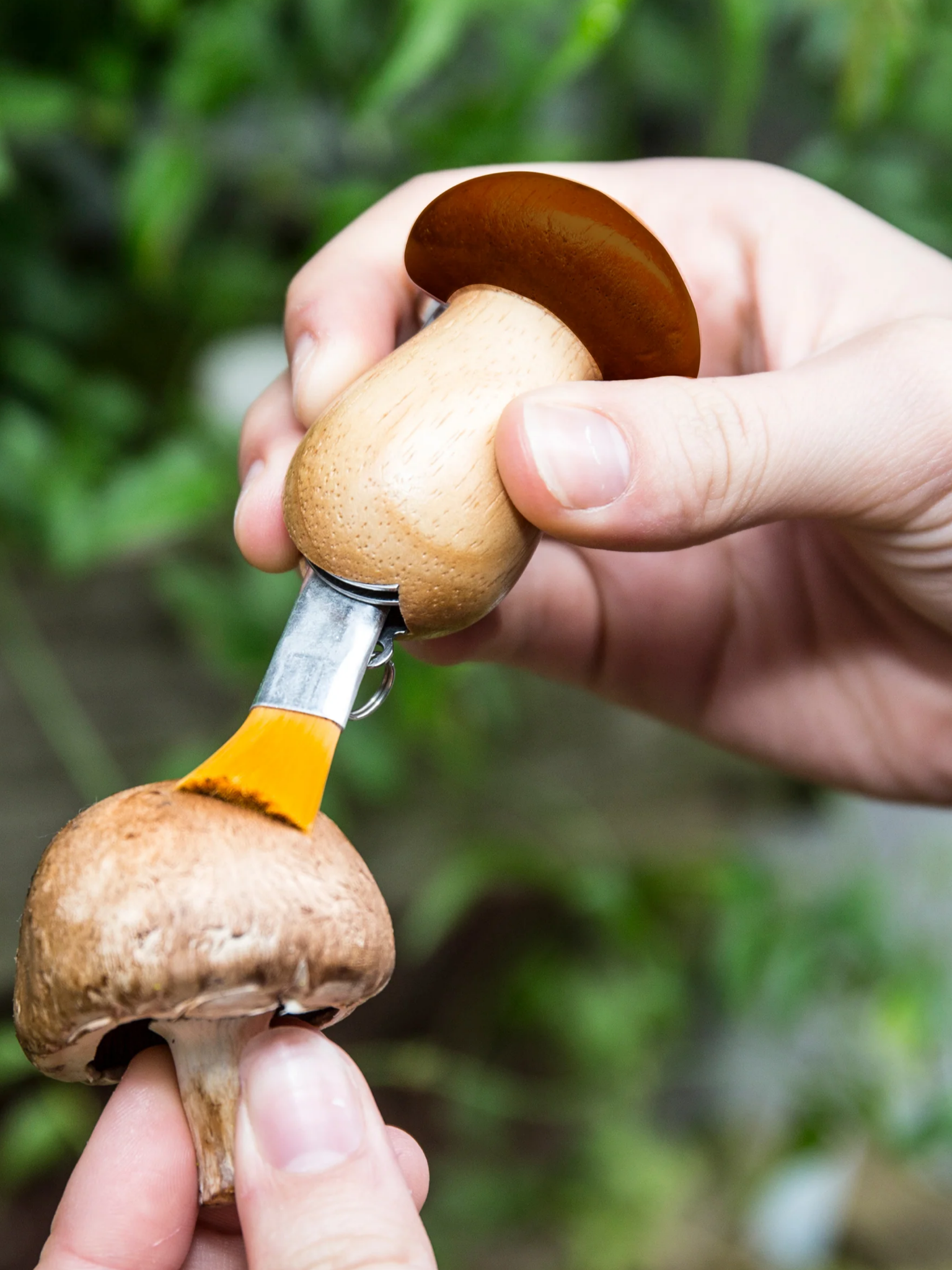 Mushroom Tool Keychain