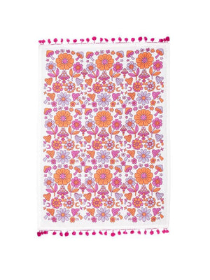 Mushroom Hippie Tea Towel