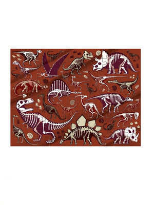 Dinosaur Dig 100 Piece Reversible Puzzle