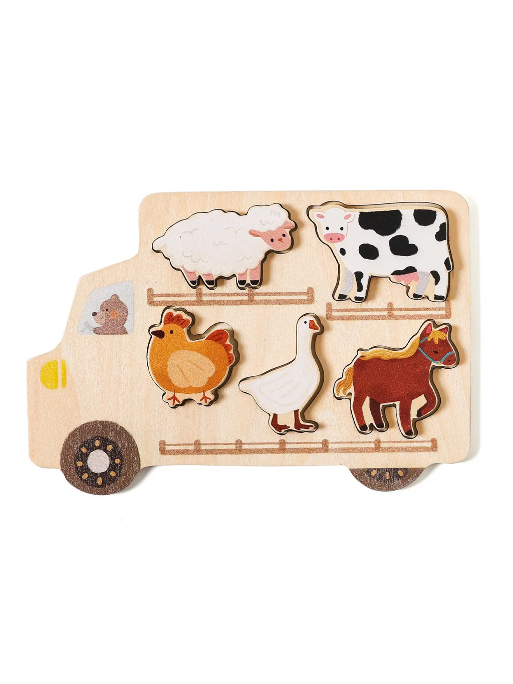 Farm Animal Wooden Puzzle