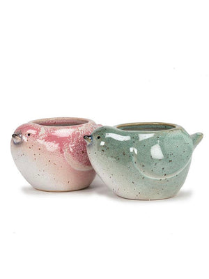 Ceramic Bird Planters