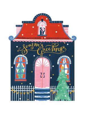 Christmas Card Set- Houses