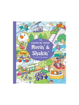 Movin’ & Shakin’ Colour-In Book