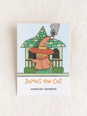 James the Cat -Mage Pin