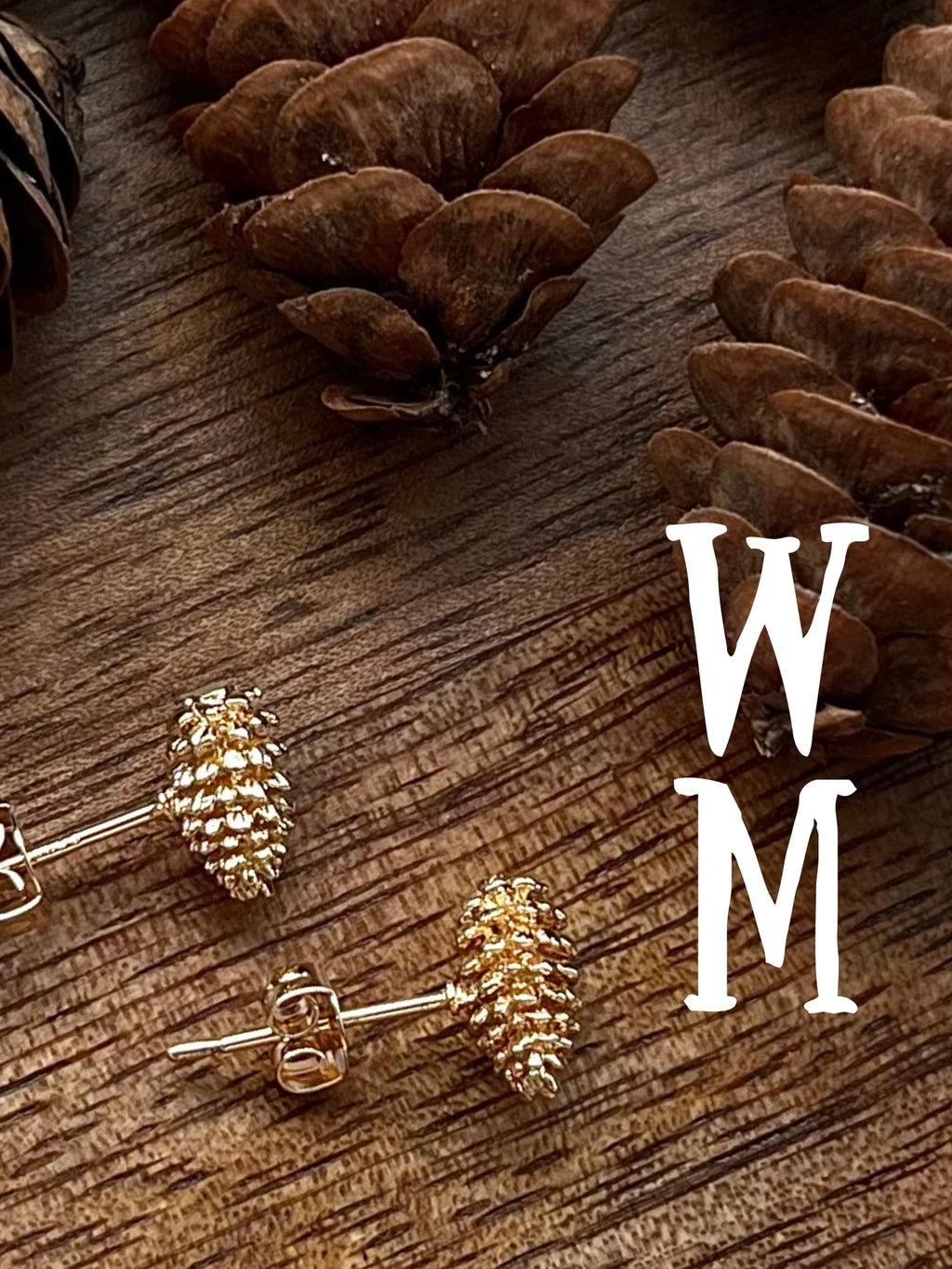Pinecone Earrings