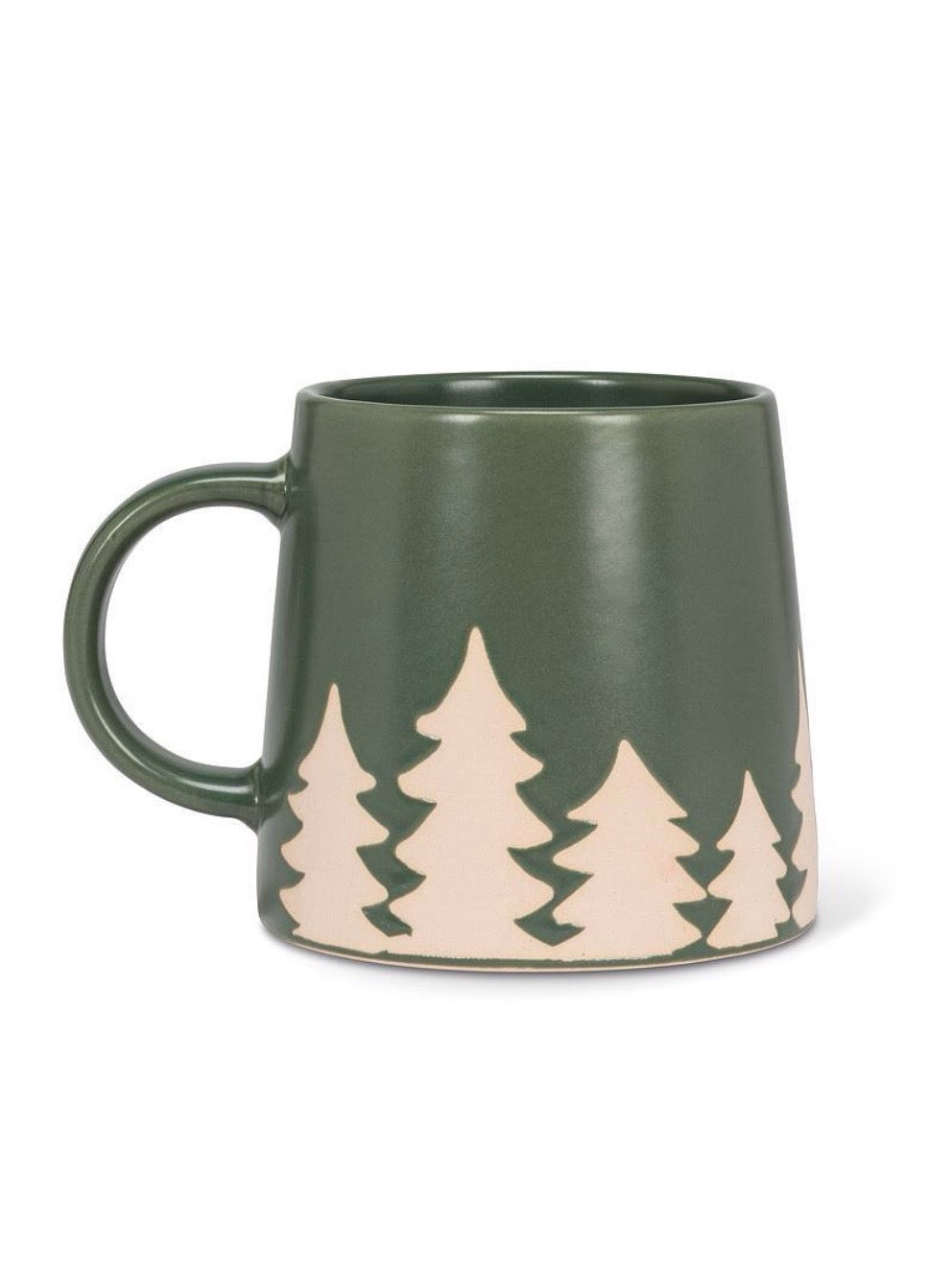 Wide Base Pine Tree Mug