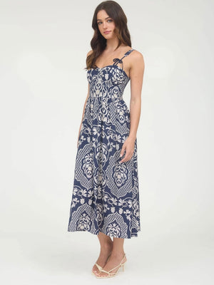 Emma Dress- Navy