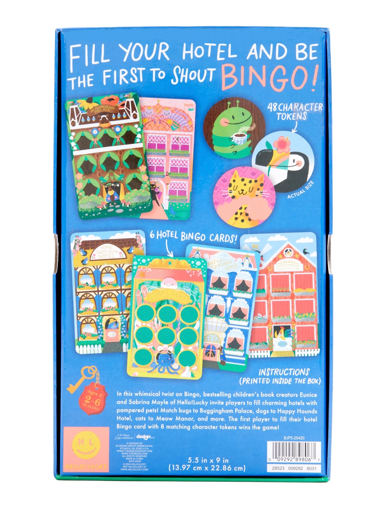 Pets Are Inn Bingo Game