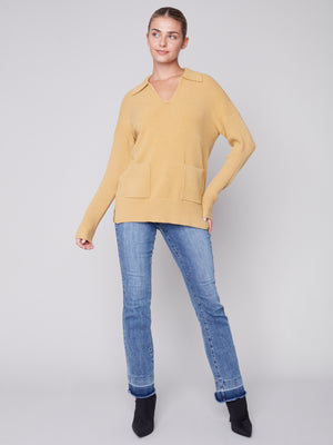 Trudy Sweater- Mustard