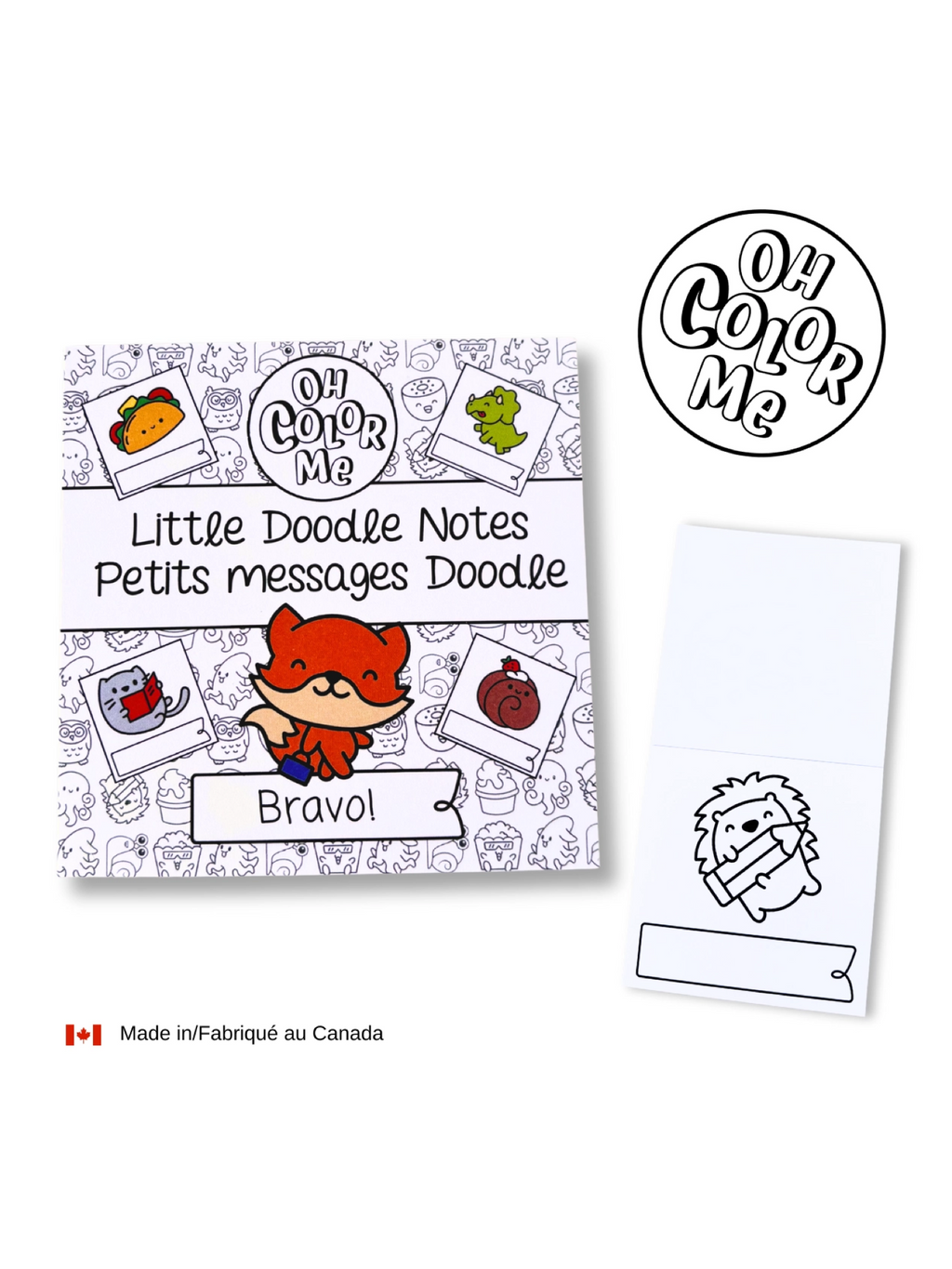 Little Doodle Notes, 4"x4", Lunch Notes