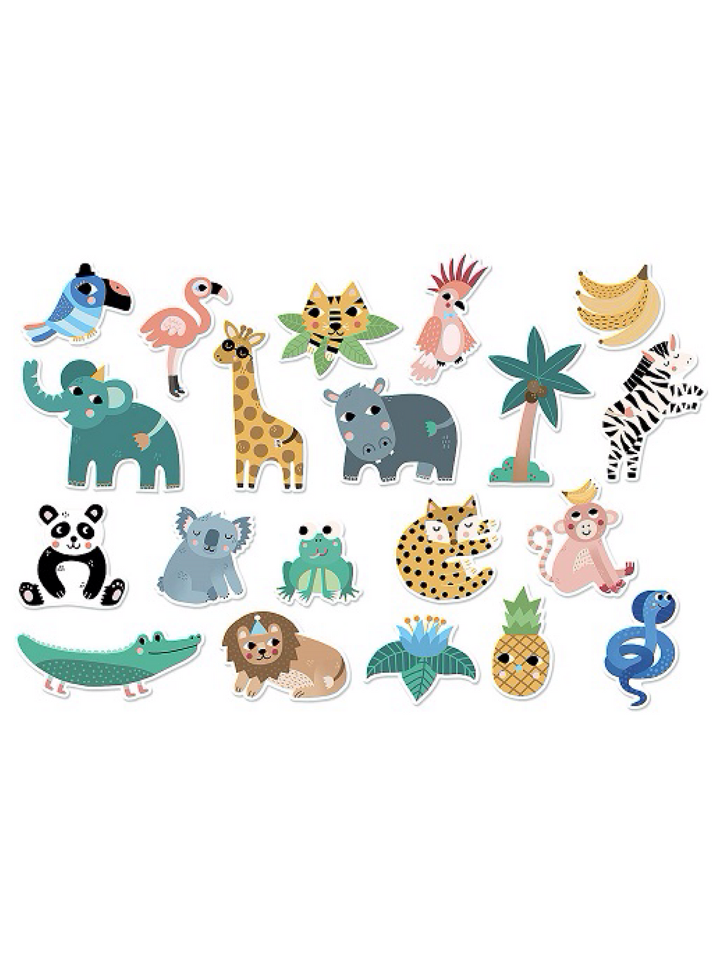 Jungle Animal Magnets