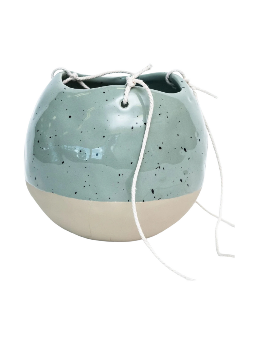 Speckled Hanging Planter