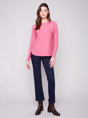 Mia Sweater- Rose
