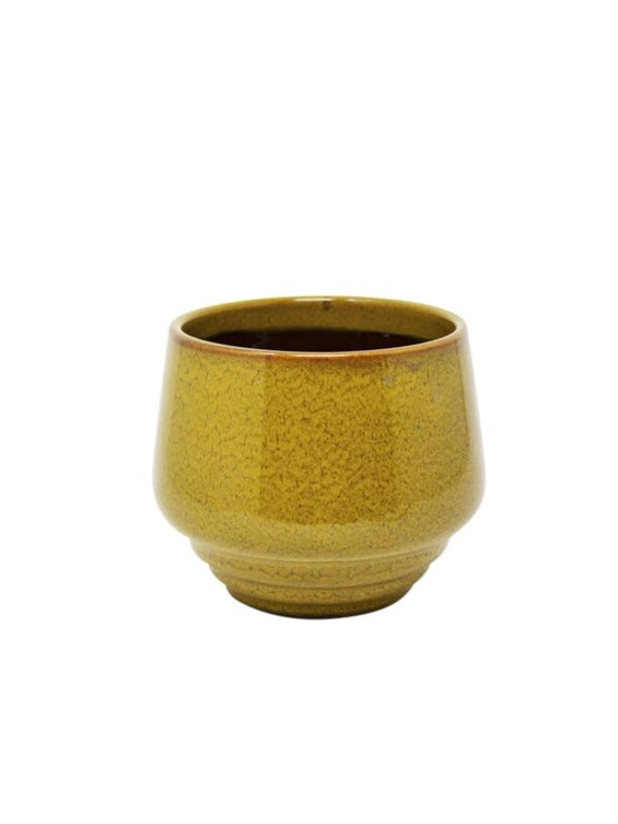 Yellow Glaze Planter