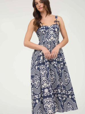 Emma Dress- Navy