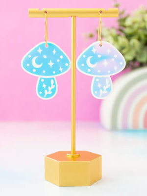 Acrylic Mushroom Earrings
