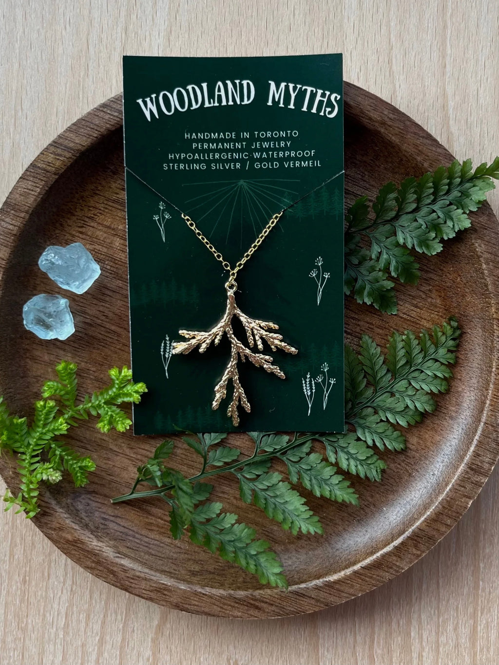 White Cedar Twig Necklace