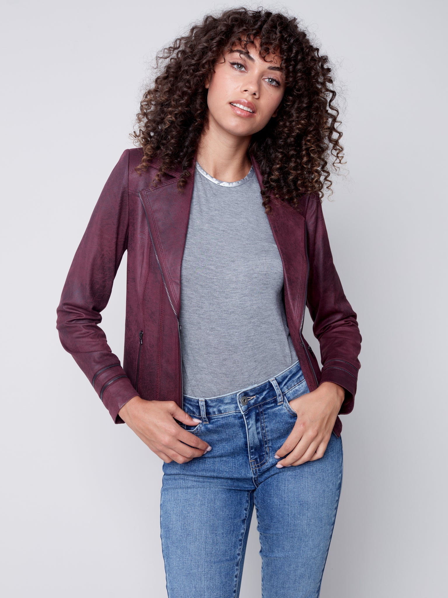 Alexia Jacket- Port