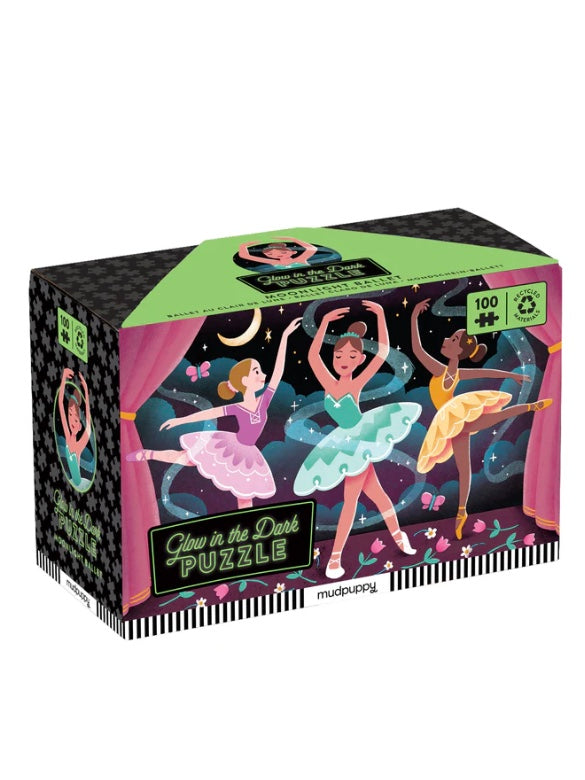 Moonlight Ballet Glow In The Dark 100 Piece Puzzle