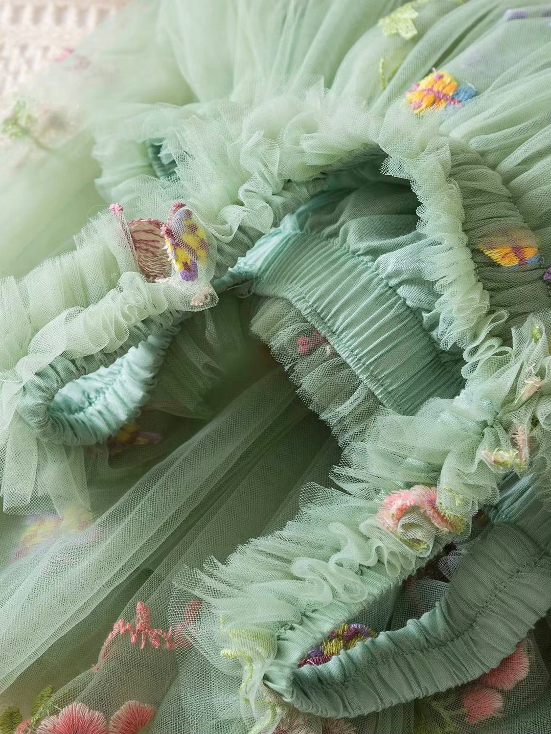 Butterfly Dress- Sage Floral