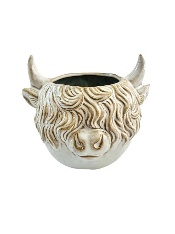 Highland Cow Planter