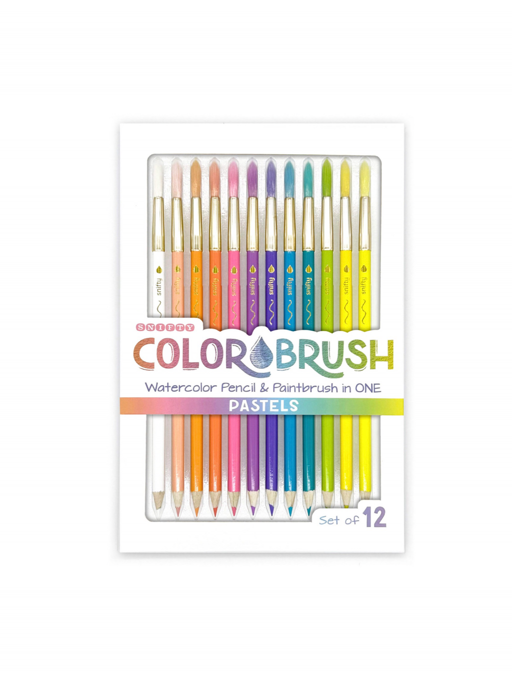 Colourbrush Watercolour Pencil and Paintbrush Set