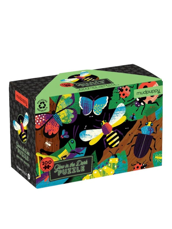 Amazing Insect Glow In The Dark 100 Piece Puzzle