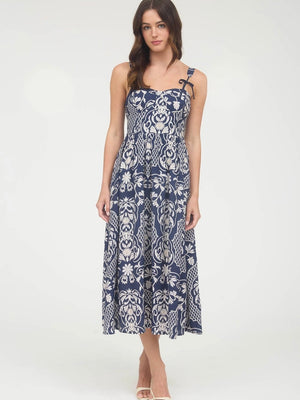 Emma Dress- Navy