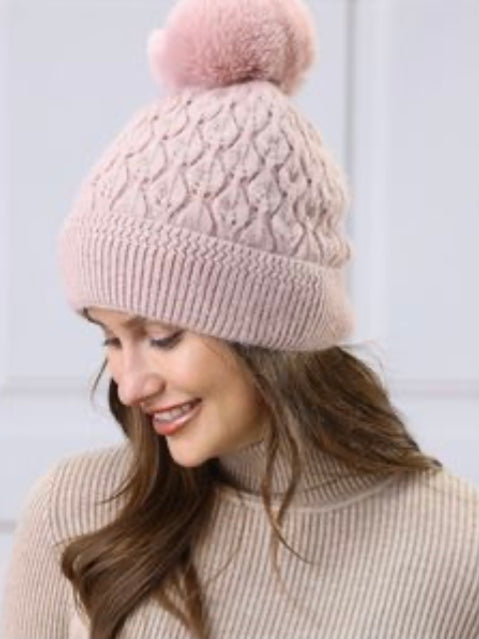 Pink Pom Pom Toque