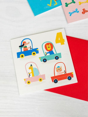 Number Birthday Cards