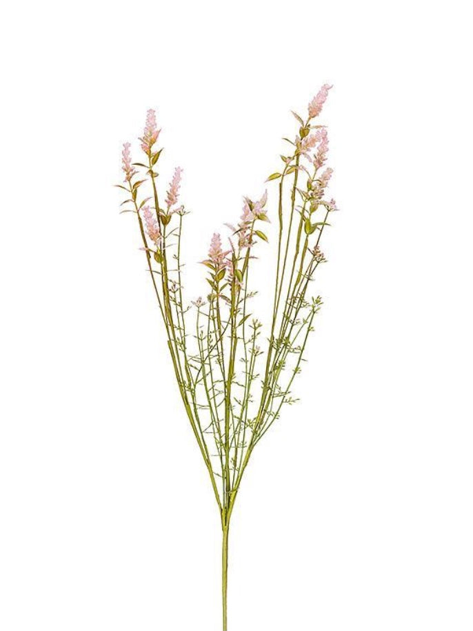 Field Flower Spray- Pink