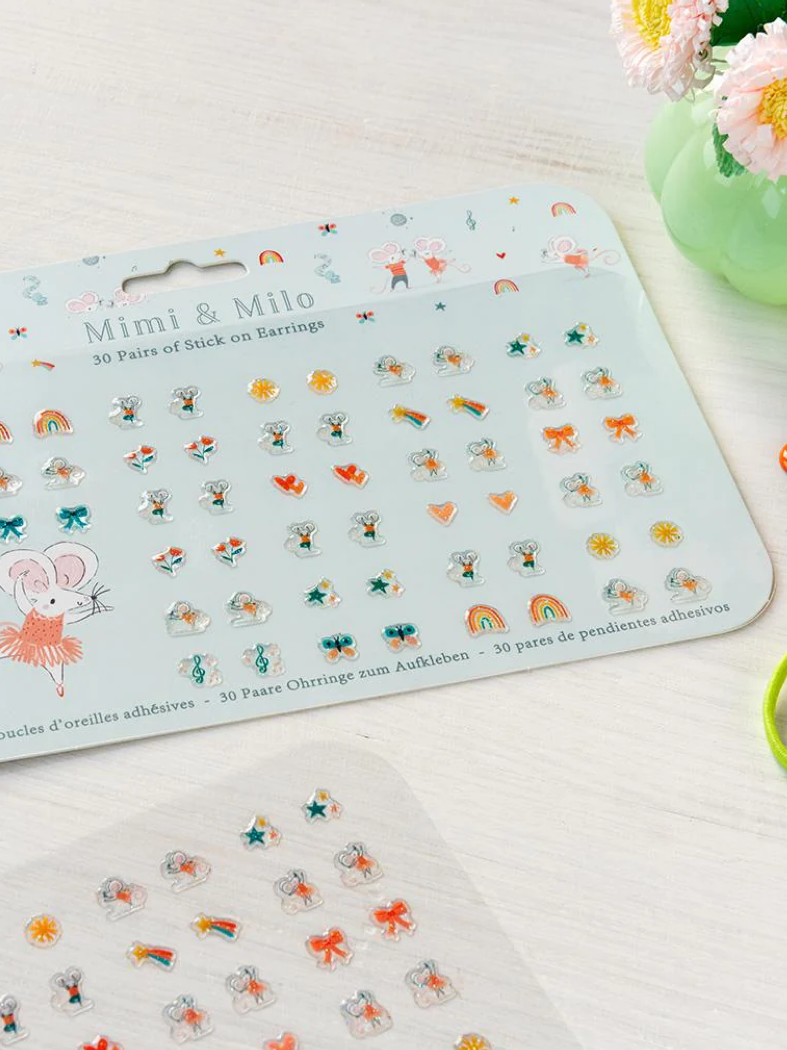 Mimi and Milo Stick On Earrings