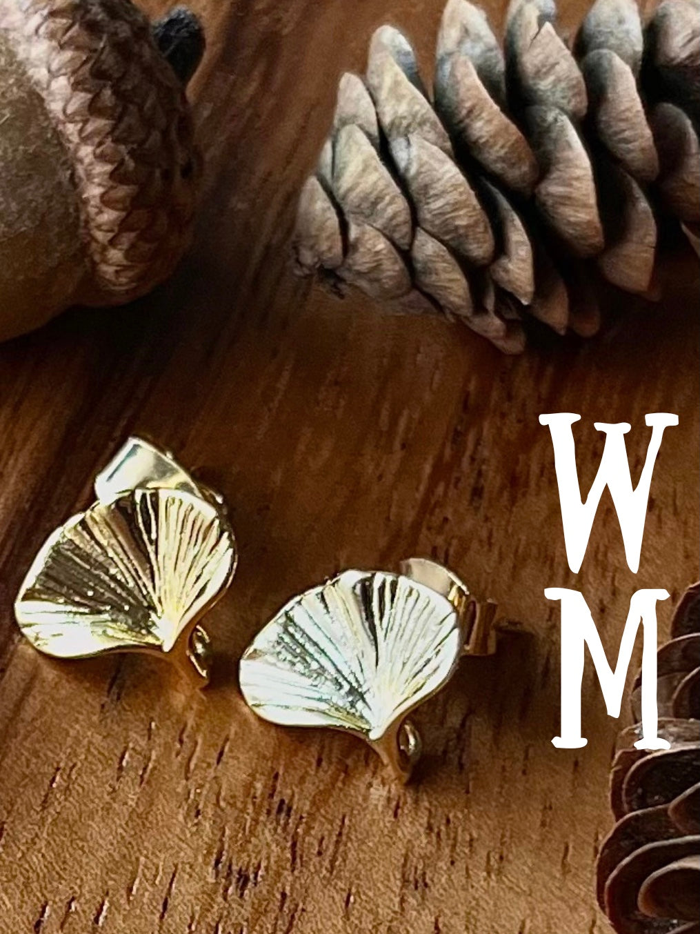 Ginkgo Leaf Earrings