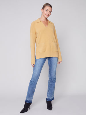 Trudy Sweater- Mustard