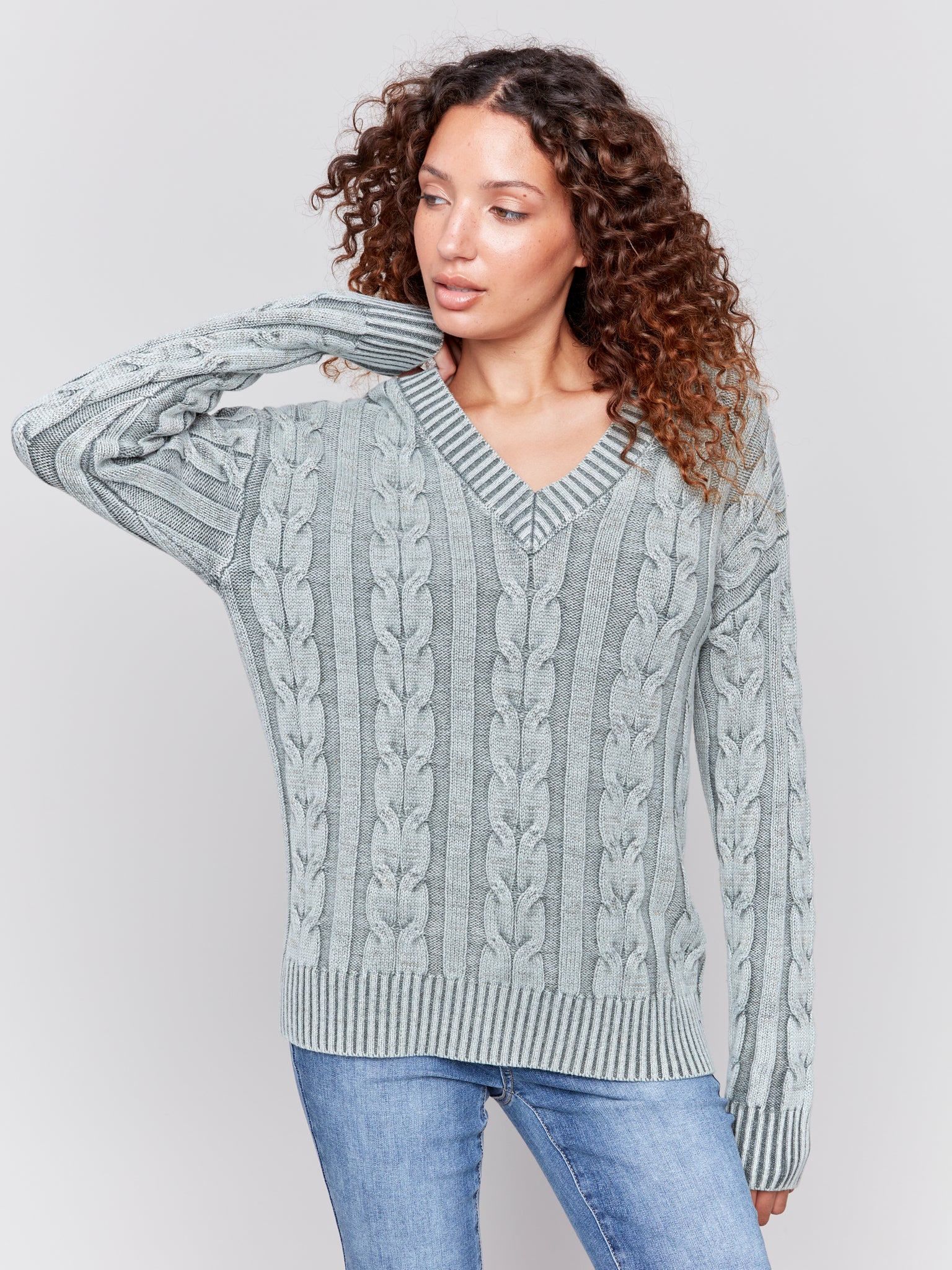 Jaycee Sweater- Spruce