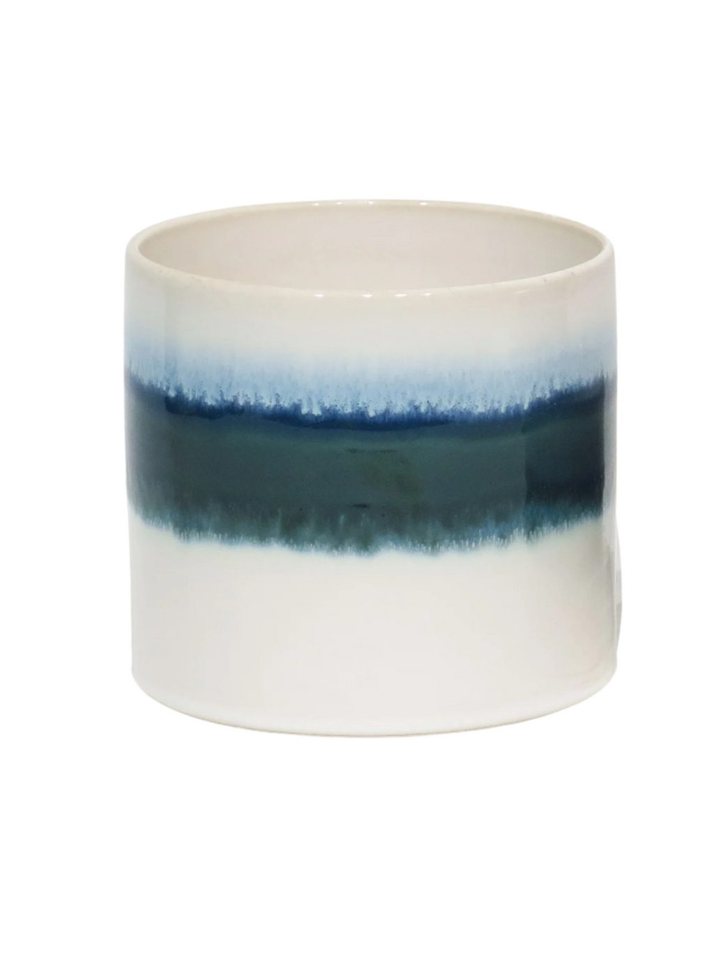 Blue Glaze Planter