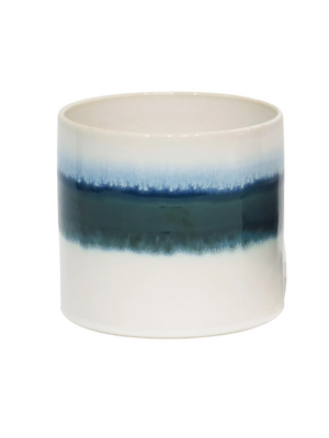 Blue Glaze Planter