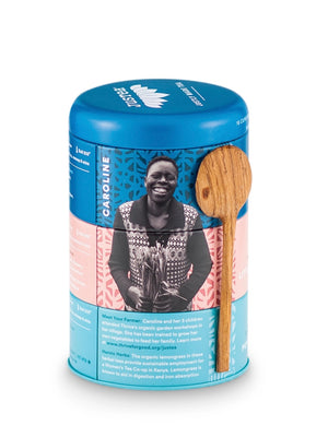 Herbal Tea Trio Tin & Spoon - Organic, Fair-Trade Tea Gift