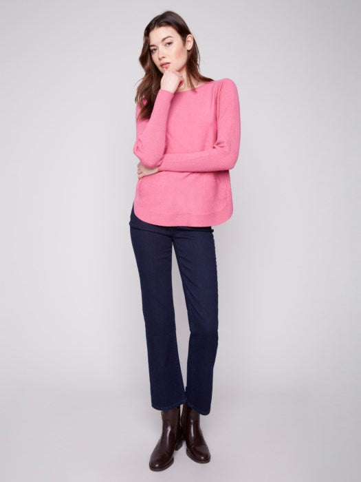 Mia Sweater- Rose