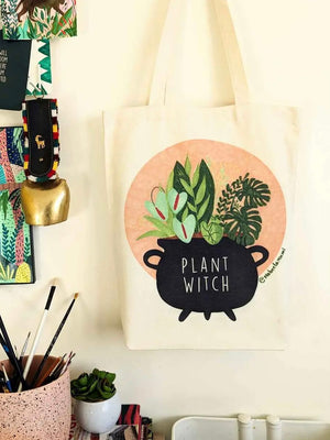 Plant Witch Tote Bag