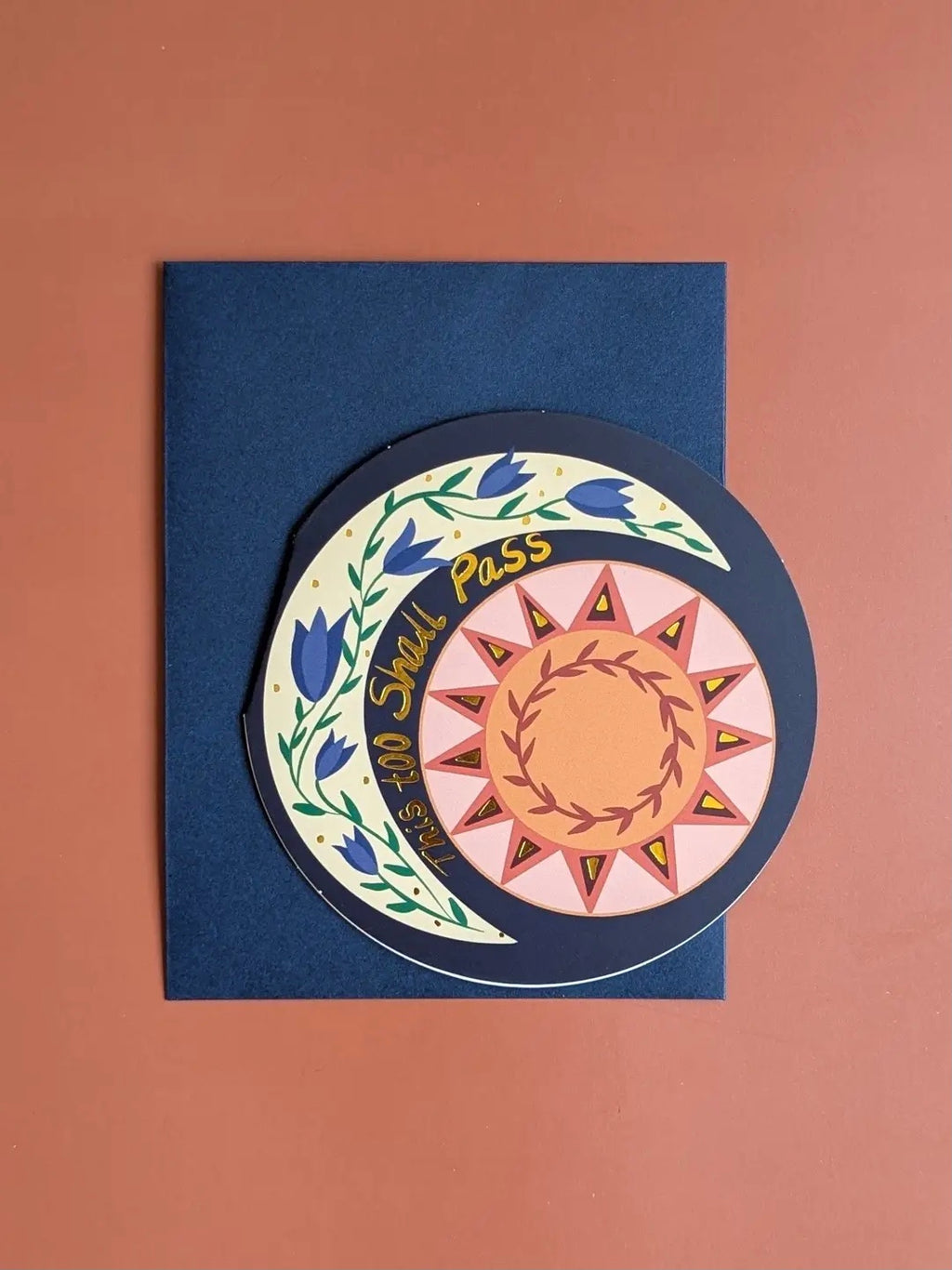 Die Cut This Shall Pass Card